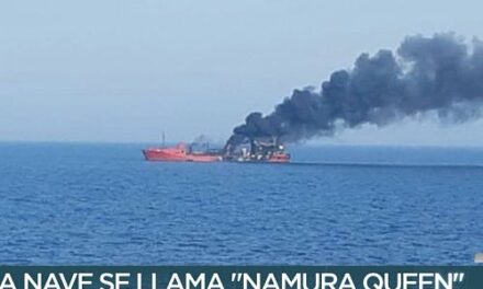 Impactado por misil un buque con bandera panameña