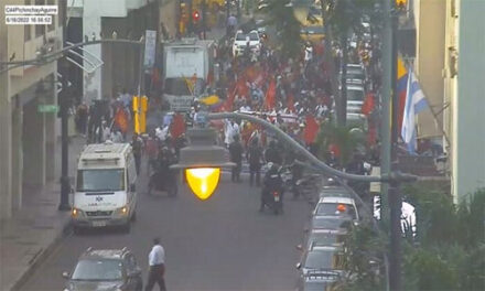 Manifestaciones centro de Guayaquil, vías cerradas este 17 de junio