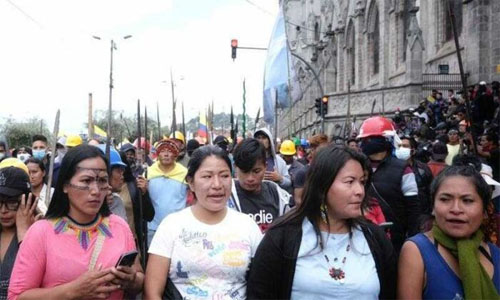 Anuncian movilización masiva de indígenas a Quito, este miércoles 29 de junio