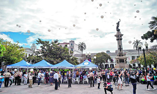 Día Mundial contra la Trata de Personas como se conmemoró en Ecuador