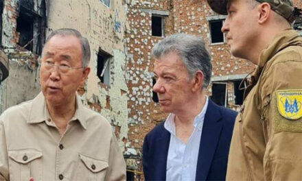Visita a Ucrania de Juan Manuel Santos y Ban Ki-Moon