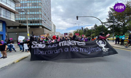 Marcha del 8 de marzo lleva un mensaje de las mujeres de la Conaie