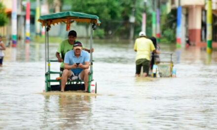 La situación en Chone es crítica tras las fuertes lluvias