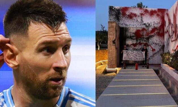 Vandalizan casa de Lionel Messi en Ibiza-España