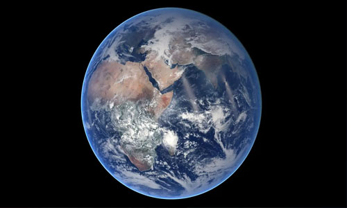 Objeto hacia la tierra