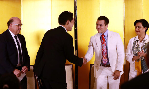 Daniel Noboa impulsa acuerdo comercial Ecuador Japón en histórica visita oficial a Tokio.